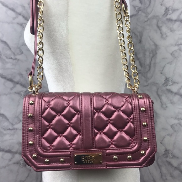 BCBG Paris Pink Quilted Purse - Picture 2 of 15